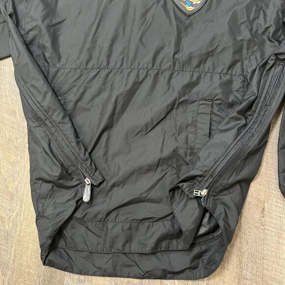Vintage 90s Nike NFL Jacksonville Jaguars Black Pullover Windbreaker Mens Medium - Picture 2 of 7